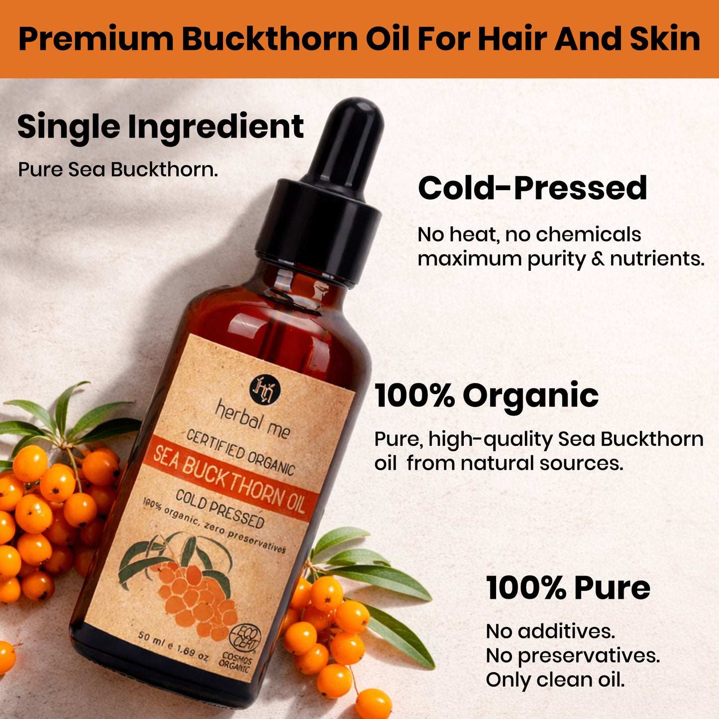 Organic Seabuckthorn Oil